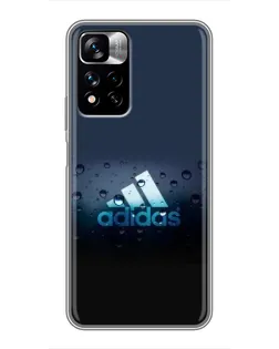 Чехол для Xiaomi Redmi Note 11 Pro Plus с картинкой «Adidas Water Drops»