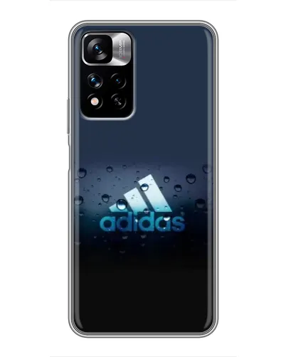 Чехол для Xiaomi Redmi Note 11 Pro Plus с картинкой «Adidas Water Drops» Чехол для Xiaomi Redmi Note 11 Pro Plus с картинкой «Adidas Water Drops»