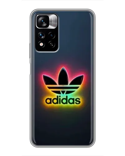Чехол для Xiaomi Redmi Note 11 Pro Plus с картинкой «Неоновый Adidas» Чехол для Xiaomi Redmi Note 11 Pro Plus с картинкой «Неоновый Adidas»