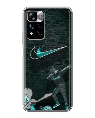 Чехол для Xiaomi Redmi Note 11 Pro Plus с картинкой «Спортивный арт Nike»