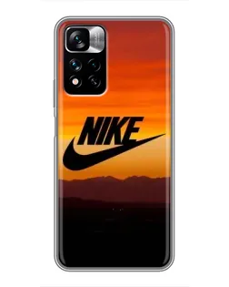Чехол для Xiaomi Redmi Note 11 Pro Plus с картинкой «Nike — вечерний горизонт»