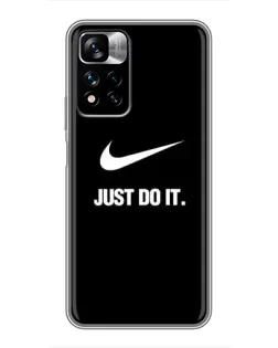 Чехол для Xiaomi Redmi Note 11 Pro Plus с картинкой «Классический принт Nike»