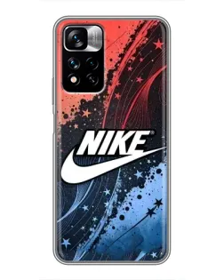 Чехол для Xiaomi Redmi Note 11 Pro Plus с картинкой «Градиентный принт Найк»