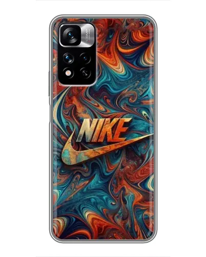 Чехол для Xiaomi Redmi Note 11 Pro Plus с картинкой «Nike в абстракции»
