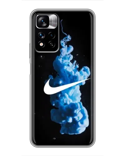 Чехол для Xiaomi Redmi Note 11 Pro Plus с картинкой «Nike и синий дым»