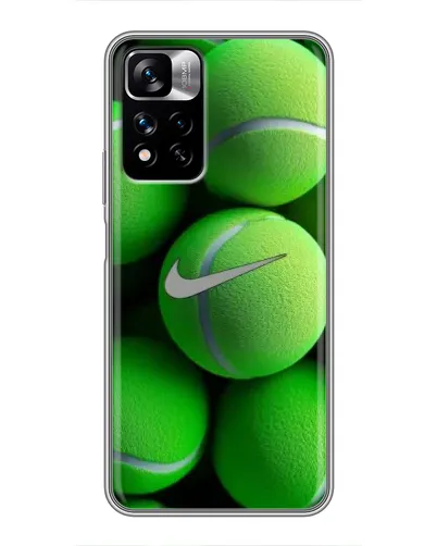 Чехол для Xiaomi Redmi Note 11 Pro Plus с картинкой «Теннисные мячи Найк»