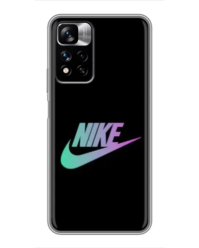 Чехол для Xiaomi Redmi Note 11 Pro Plus с картинкой «Nike — городская ночь»