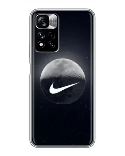 Чохол для Xiaomi Redmi Note 11 Pro Plus з картинкою «Nike у стилі графіті»