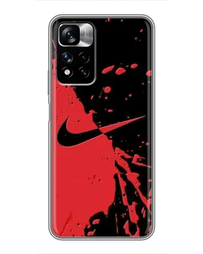 Чохол для Xiaomi Redmi Note 11 Pro Plus з картинкою «Червоні бризки Nike» Чохол для Xiaomi Redmi Note 11 Pro Plus з картинкою «Червоні бризки Nike»