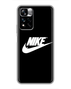 Чохол для Xiaomi Redmi Note 11 Pro Plus з картинкою «Мазки фарби Nike»