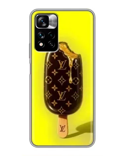 Чехол для Xiaomi Redmi Note 11 Pro Plus с картинкой «Мороженое от LV»