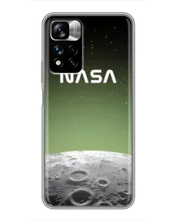 Чехол для Xiaomi Redmi Note 11 Pro Plus с картинкой «NASA — лунный градиент»