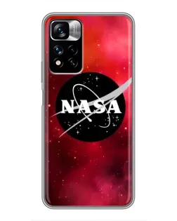 Чохол для Xiaomi Redmi Note 11 Pro Plus з картинкою «NASA — червона туманність»