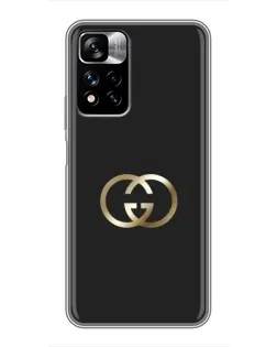 Чехол для Xiaomi Redmi Note 11 Pro Plus с картинкой «Минимализм Gucci»