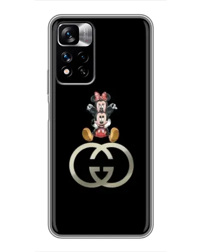Чехол для Xiaomi Redmi Note 11 Pro Plus с картинкой «Минни Маус на лого» Чехол для Xiaomi Redmi Note 11 Pro Plus с картинкой «Минни Маус на лого»