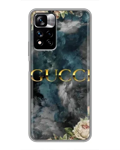 Чехол для Xiaomi Redmi Note 11 Pro Plus с картинкой «Абстрактные цветы Gucci» Чехол для Xiaomi Redmi Note 11 Pro Plus с картинкой «Абстрактные цветы Gucci»