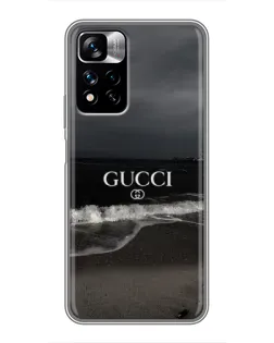 Чехол для Xiaomi Redmi Note 11 Pro Plus с картинкой «Gucci — морской прибой»