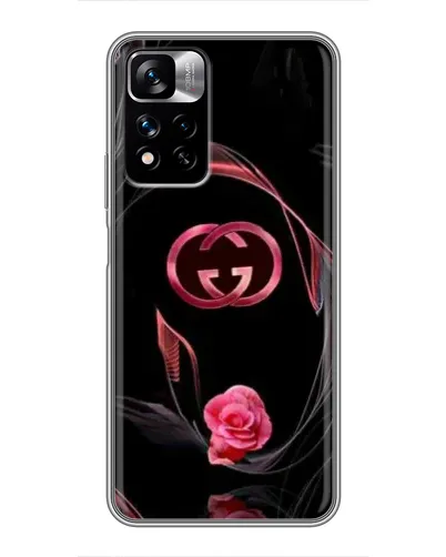 Чехол для Xiaomi Redmi Note 11 Pro Plus с картинкой «Gucci — неоновая роза» Чехол для Xiaomi Redmi Note 11 Pro Plus с картинкой «Gucci — неоновая роза»