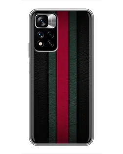 Чехол для Xiaomi Redmi Note 11 Pro Plus с картинкой «Gucci — неоновая линия»