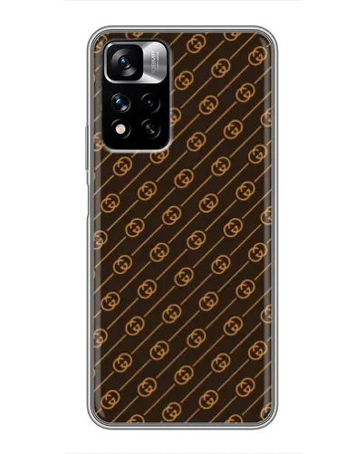 Чехол для Xiaomi Redmi Note 11 Pro Plus с картинкой «Gucci — золотые диагонали» Чехол для Xiaomi Redmi Note 11 Pro Plus с картинкой «Gucci — золотые диагонали»