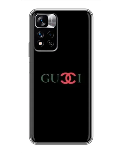 Чехол для Xiaomi Redmi Note 11 Pro Plus с картинкой «Gucci — красный градиент» Чехол для Xiaomi Redmi Note 11 Pro Plus с картинкой «Gucci — красный градиент»
