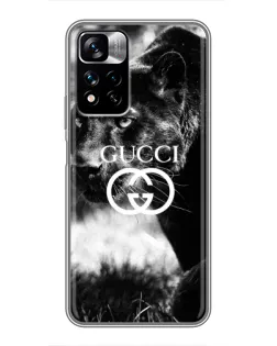 Чехол для Xiaomi Redmi Note 11 Pro Plus с картинкой «Gucci — дикая природа»