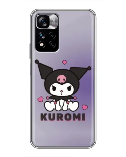 Чехол для Xiaomi Redmi Note 11 Pro Plus с картинкой «Kuromi — фиолетовый арт» Чехол для Xiaomi Redmi Note 11 Pro Plus с картинкой «Kuromi — фиолетовый арт»