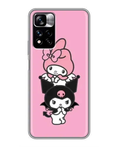 Чехол для Xiaomi Redmi Note 11 Pro Plus с картинкой «My Melody и Kuromi» Чехол для Xiaomi Redmi Note 11 Pro Plus с картинкой «My Melody и Kuromi»