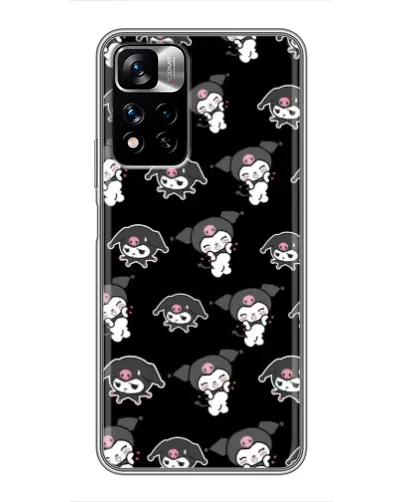 Чехол для Xiaomi Redmi Note 11 Pro Plus с картинкой «Черный паттерн Kuromi» Чехол для Xiaomi Redmi Note 11 Pro Plus с картинкой «Черный паттерн Kuromi»