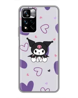 Чохол для Xiaomi Redmi Note 11 Pro Plus з картинкою «Kuromi та лавандові серця» Чохол для Xiaomi Redmi Note 11 Pro Plus з картинкою «Kuromi та лавандові серця»