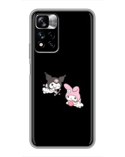 Чохол для Xiaomi Redmi Note 11 Pro Plus з картинкою «My Melody та Kuromi» Чохол для Xiaomi Redmi Note 11 Pro Plus з картинкою «My Melody та Kuromi»