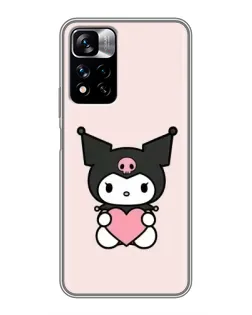Чохол для Xiaomi Redmi Note 11 Pro Plus з картинкою «Kuromi та серце» Чохол для Xiaomi Redmi Note 11 Pro Plus з картинкою «Kuromi та серце»