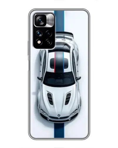 Чехол для Xiaomi Redmi Note 11 Pro Plus с картинкой «Вид сверху — BMW M»