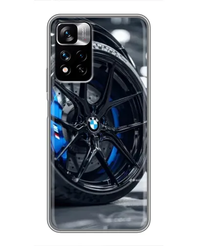 Чехол для Xiaomi Redmi Note 11 Pro Plus с картинкой «Колесо BMW вблизи»