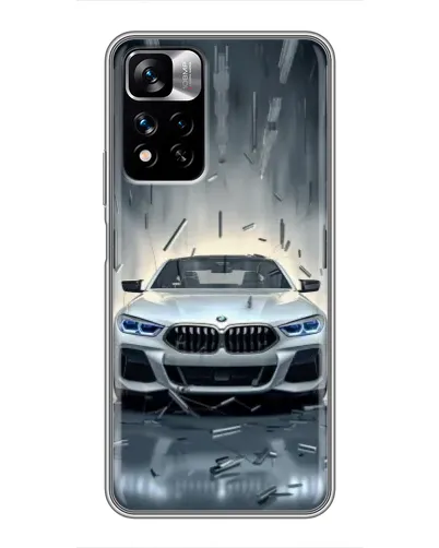 Чехол для Xiaomi Redmi Note 11 Pro Plus с картинкой «BMW в свете фар»