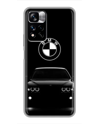 Чехол для Xiaomi Redmi Note 11 Pro Plus с картинкой «BMW — взгляд из темноты»