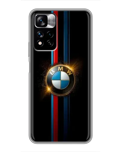 Чехол для Xiaomi Redmi Note 11 Pro Plus с картинкой «BMW M-Power неон»