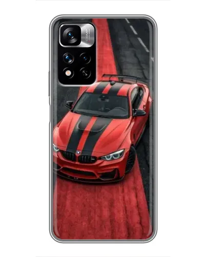 Чехол для Xiaomi Redmi Note 11 Pro Plus с картинкой «BMW на красной дорожке»