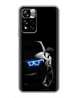 Чохол для Xiaomi Redmi Note 11 Pro Plus з картинкою «BMW — нічний погляд» Чохол для Xiaomi Redmi Note 11 Pro Plus з картинкою «BMW — нічний погляд»
