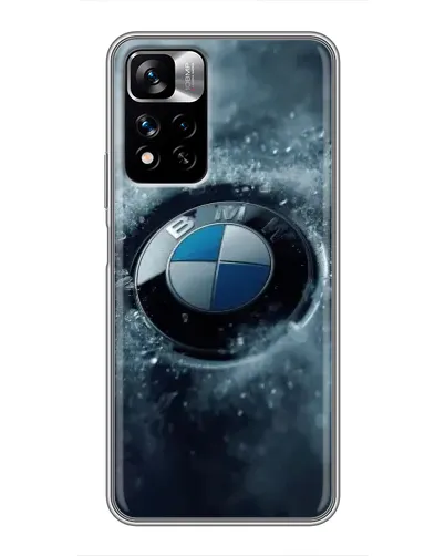Чохол для Xiaomi Redmi Note 11 Pro Plus з картинкою «Логотип BMW — лід» Чохол для Xiaomi Redmi Note 11 Pro Plus з картинкою «Логотип BMW — лід»