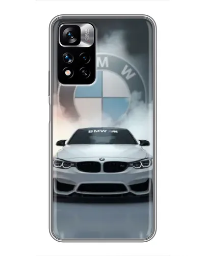 Чохол для Xiaomi Redmi Note 11 Pro Plus з картинкою «BMW в білому диму» Чохол для Xiaomi Redmi Note 11 Pro Plus з картинкою «BMW в білому диму»