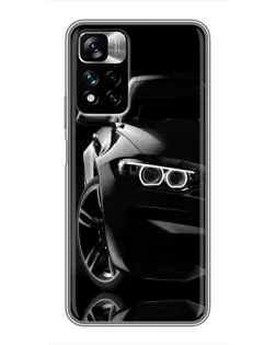 Чохол для Xiaomi Redmi Note 11 Pro Plus з картинкою «Чорна BMW — профіль» Чохол для Xiaomi Redmi Note 11 Pro Plus з картинкою «Чорна BMW — профіль»