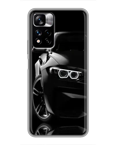 Чохол для Xiaomi Redmi Note 11 Pro Plus з картинкою «Чорна BMW — профіль» Чохол для Xiaomi Redmi Note 11 Pro Plus з картинкою «Чорна BMW — профіль»