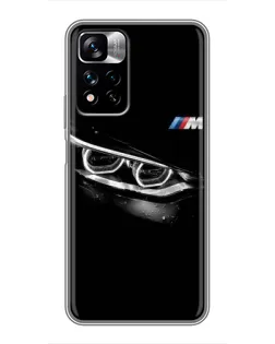 Чохол для Xiaomi Redmi Note 11 Pro Plus з картинкою «BMW — погляд тигра» Чохол для Xiaomi Redmi Note 11 Pro Plus з картинкою «BMW — погляд тигра»