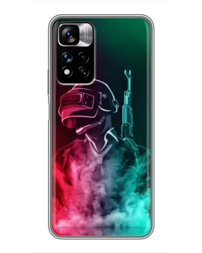 Чехол для Xiaomi Redmi Note 11 Pro Plus с картинкой «PUBG — огненный воин» Чехол для Xiaomi Redmi Note 11 Pro Plus с картинкой «PUBG — огненный воин»