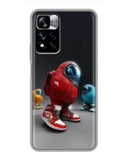 Чохол для Xiaomi Redmi Note 11 Pro Plus з картинкою «Among Us — 3D стиль» Чохол для Xiaomi Redmi Note 11 Pro Plus з картинкою «Among Us — 3D стиль»