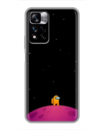 Чехол для Xiaomi Redmi Note 11 Pro Plus с картинкой «Одинокий герой на планете»