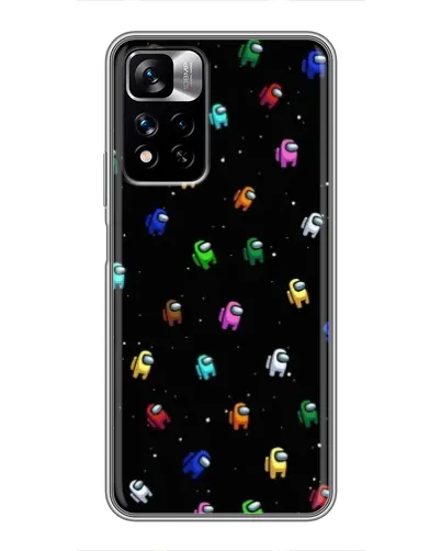 Чехол для Xiaomi Redmi Note 11 Pro Plus с картинкой «Экипаж Among Us»