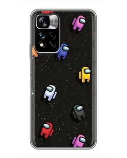 Чохол для Xiaomi Redmi Note 11 Pro Plus з картинкою «Космічний патерн Among Us» Чохол для Xiaomi Redmi Note 11 Pro Plus з картинкою «Космічний патерн Among Us»