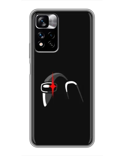 Чехол для Xiaomi Redmi Note 11 Pro Plus с картинкой «Among Us шлем»